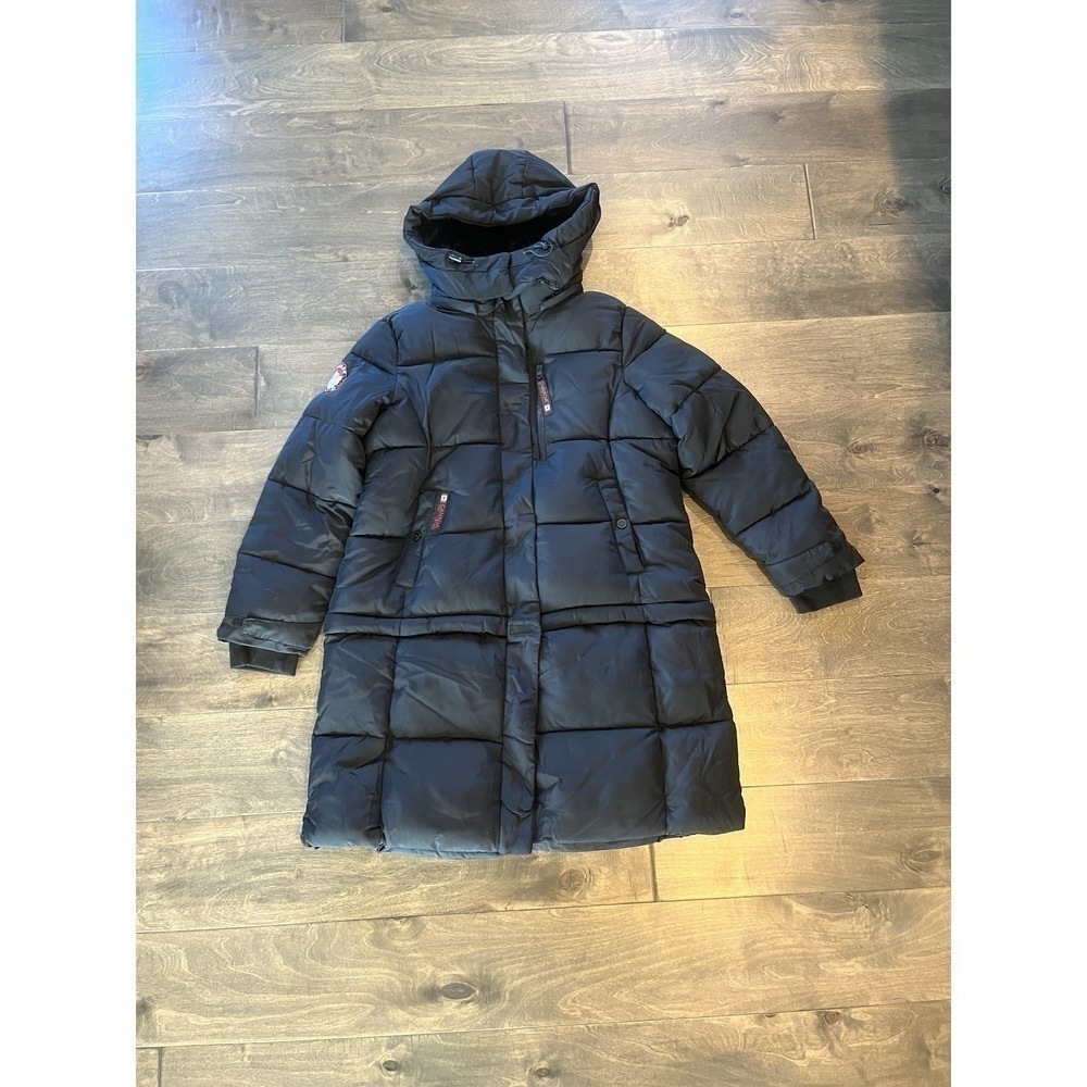 Canada Weather Gear 2 in 1 System Short and Long Puffer Coat Black XL
